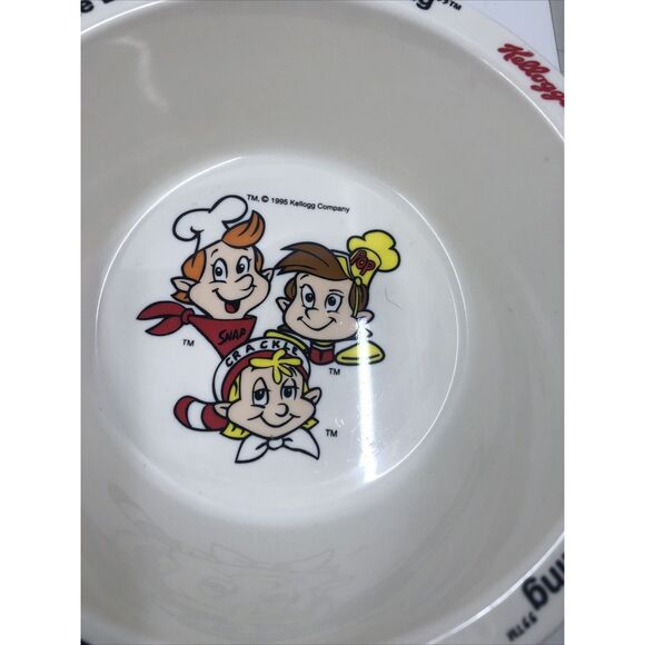 Kellogg's 1995 Cereal Bowls Set of 4. Tony The Tiger, Toucan Sam,  Rice Krispie - Picture 11 of 16